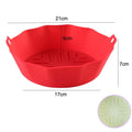 Silicone Basket Pot Tray Airfryer Liner For Air Fryer Reusable Container Accessories Pan Baking Mold Kitchen Shape Protector