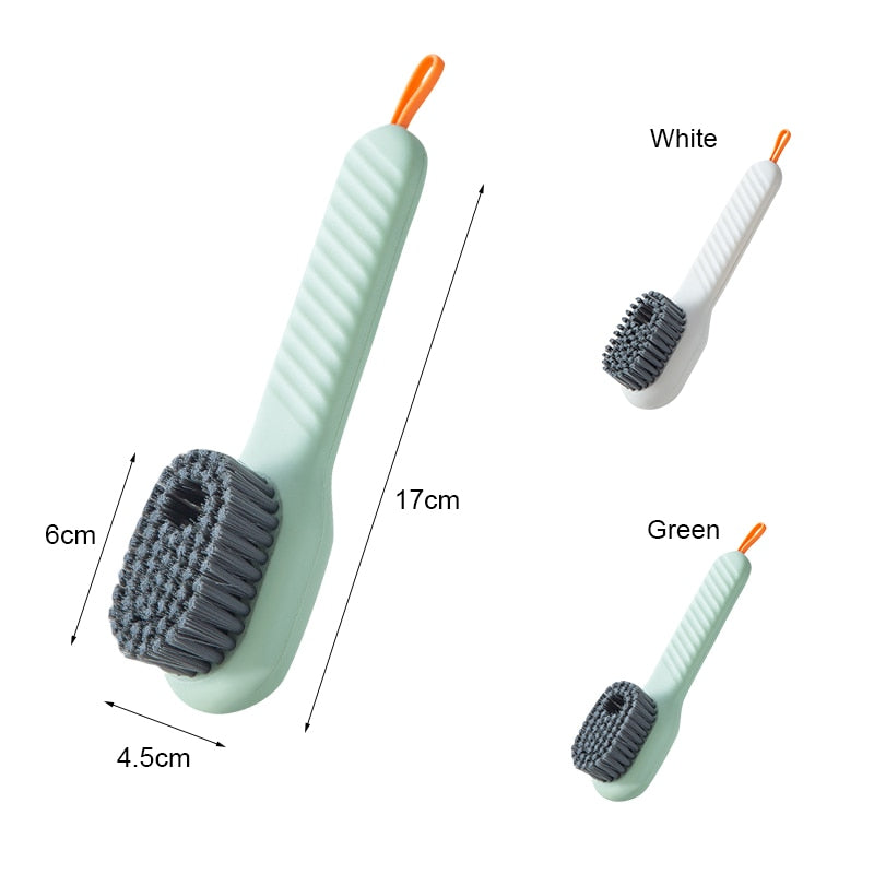 Multifunction Cleaning Brush Soft Bristled Liquid Shoe Brush Clothes Brush Shoe Clothing Board Brush Household Cleaning Tool