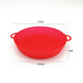 Silicone Basket Pot Tray Airfryer Liner For Air Fryer Reusable Container Accessories Pan Baking Mold Kitchen Shape Protector