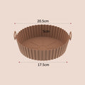 Silicone Basket Pot Tray Airfryer Liner For Air Fryer Reusable Container Accessories Pan Baking Mold Kitchen Shape Protector